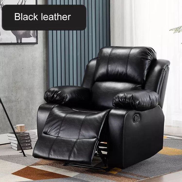 Modern multifunction living room sofas lazy single lounge rocking leather recliner couch massage sofa chair