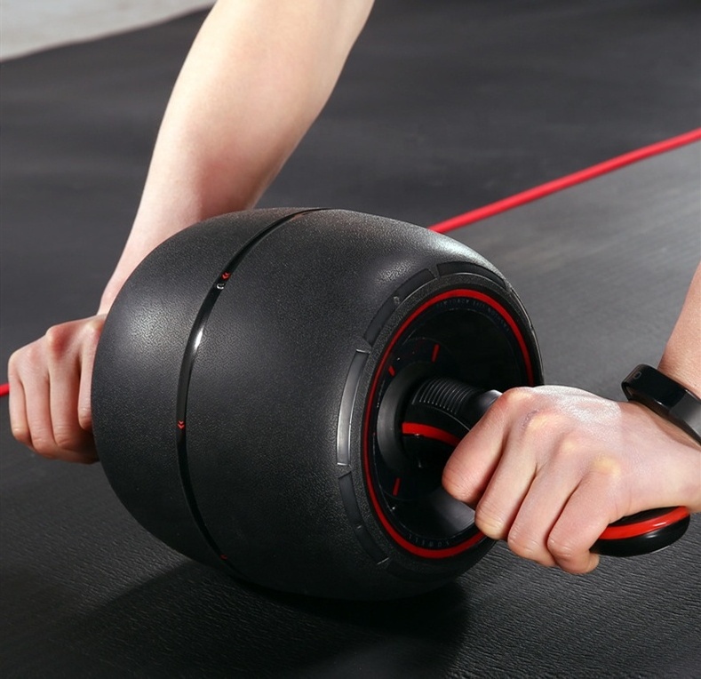 Hot Sell High Quality Abdominal Fitness Rebound Ab Wheel Roller With Knee Mat