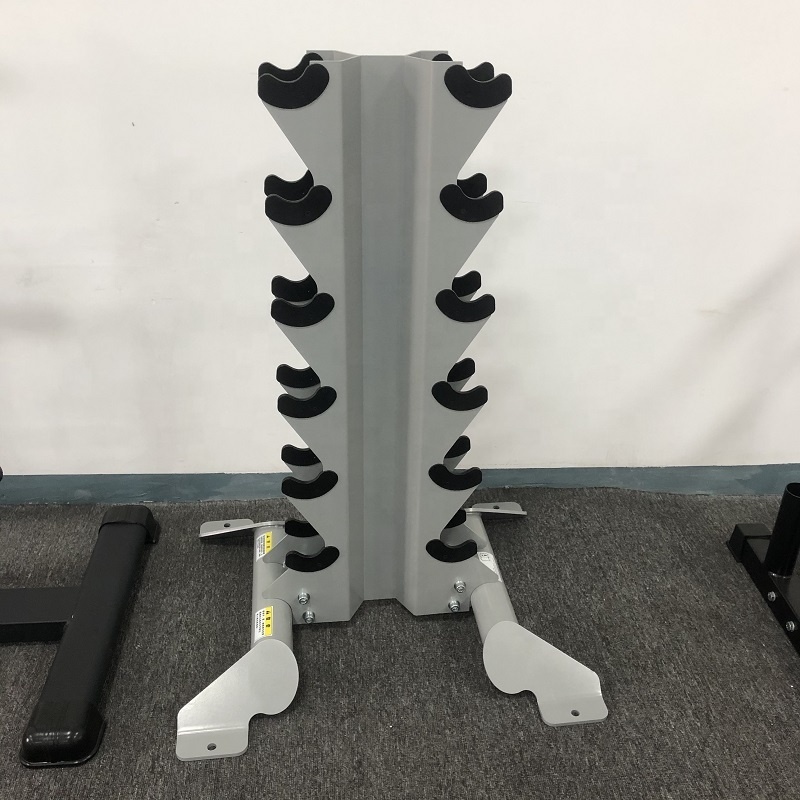 China factory price hot sale dumbbell rack for dumbbell 6 pairs vertical dumbbell rack stand set