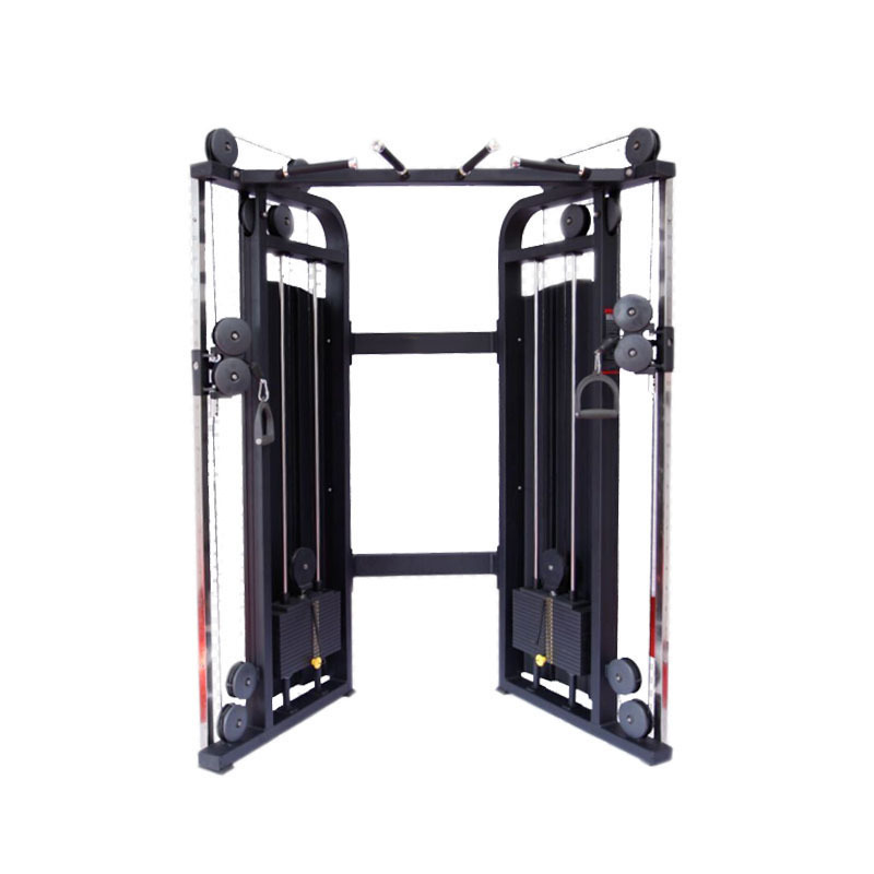 Gym fitness Dual arm exercise smith machine cable crossover machine weight stack pin loaded muti functional trainer FTS Glide