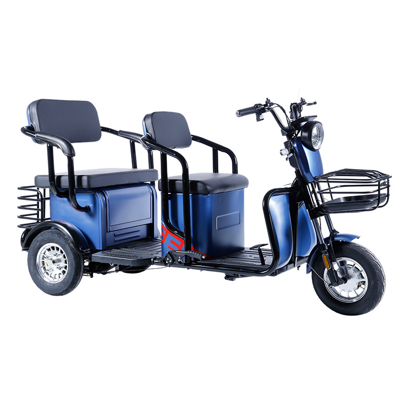 600W 800W OEM triciclo electrico electric cargo trike three wheel electric tricycle motorcycle for 3 people With Lithium Battery