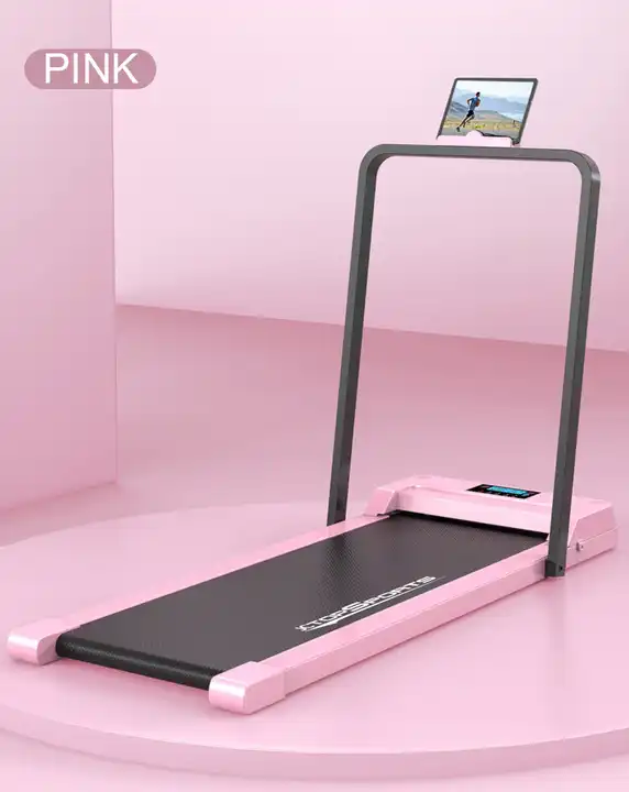 Folding Portable Running Track Pad Mini Treadmill Machine Running Pink Electric Treadmills For Home