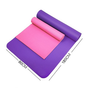 Eco friendly NBR natural outdoor kids anti slip gym rubber exercise fitness cork yoga mat