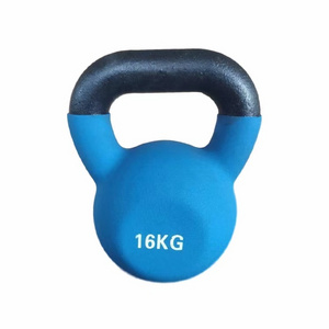 Fitness Equipment Cast Iron Coated Competition Colorful Kettlebell Set Use For Gym Home