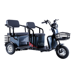 600W 800W OEM triciclo electrico electric cargo trike three wheel electric tricycle motorcycle for 3 people With Lithium Battery