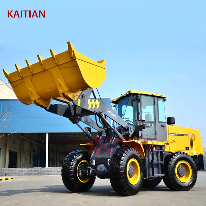 Cheap Price Kaitian 3 Ton Wheel Loader Lw300kn Articulated Wheel Loader Price Tires Loader