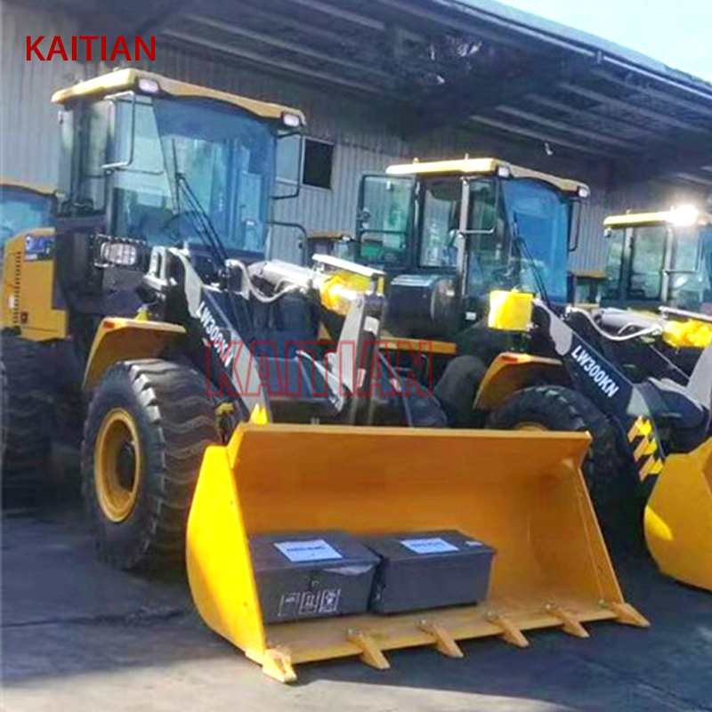 Cheap Price Kaitian 3 Ton Wheel Loader Lw300kn Articulated Wheel Loader Price Tires Loader