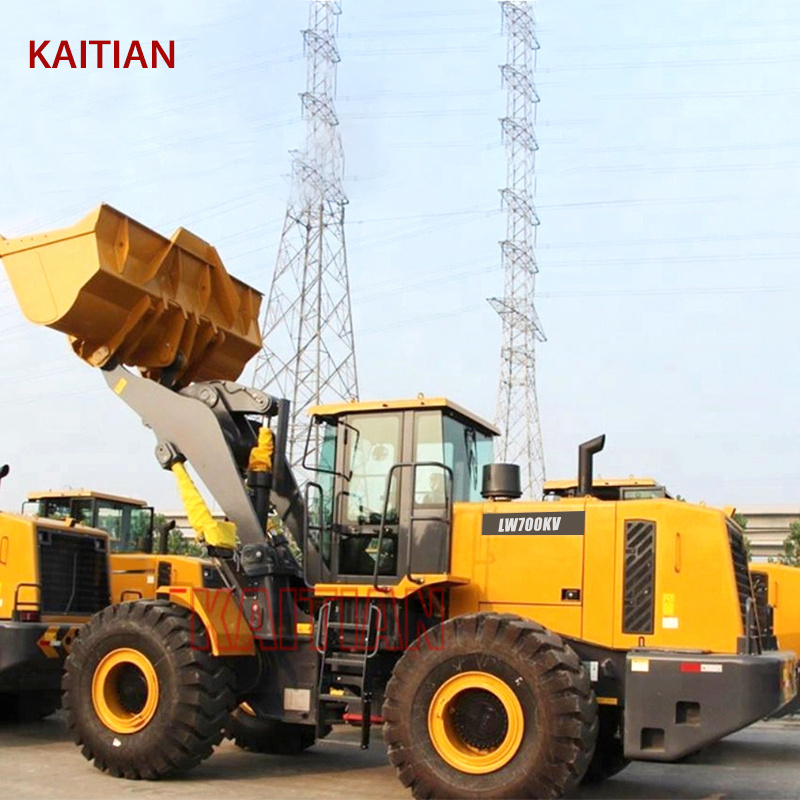 Wheel Loader 7000kg Articulated Payloader Front End Wheel Loader Used for Granary or Sugar Cane