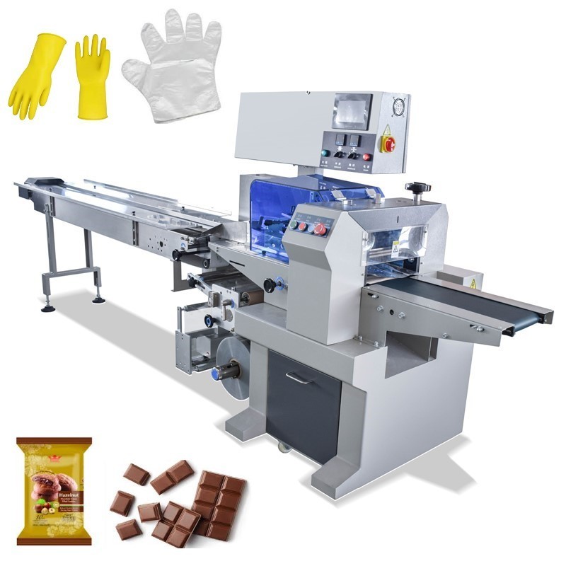 Automatic Packing Machine for Blanket Chocolate Gloves Scouring Pad Plastic Bag With Hanging Hole