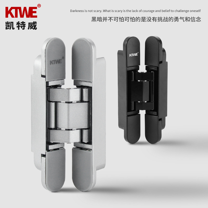 Wholesale  zinc alloy high quality 3D heavy duty concealed invisible hinges for easy installation of wooden doors