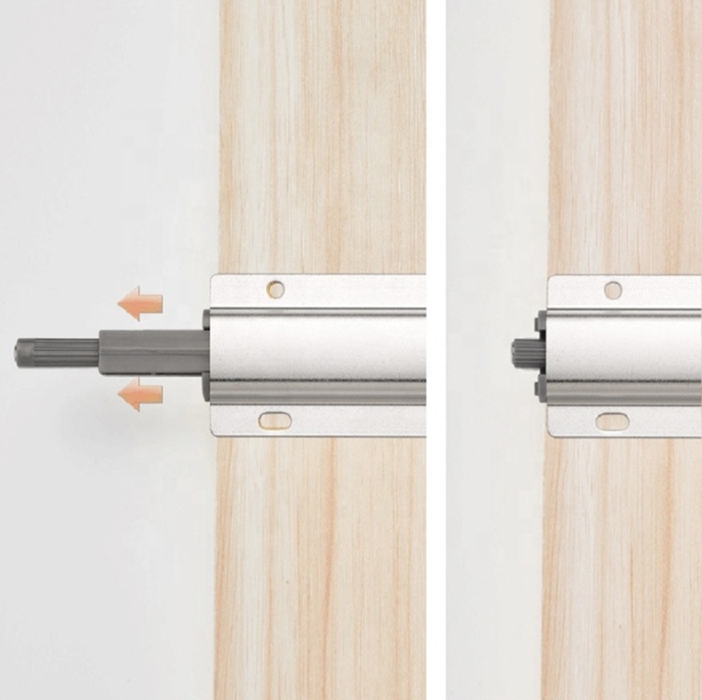 Cabinet Hardware Spring Touch Latches Self Closing Hinges Heavy Duty Double Magnetic Push to Open Latch for Cabinet