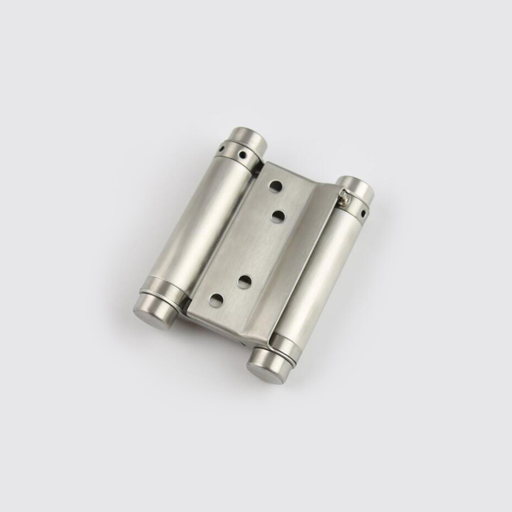 Double Sided Stainless Steel Spring Hinge Automatic Furniture Folding Hinge Factory Direct Sales