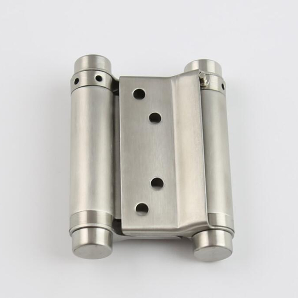 Double Sided Stainless Steel Spring Hinge Automatic Furniture Folding Hinge Factory Direct Sales