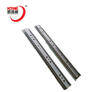 hydraulic telescopic channel heavy duty locking drawer slides