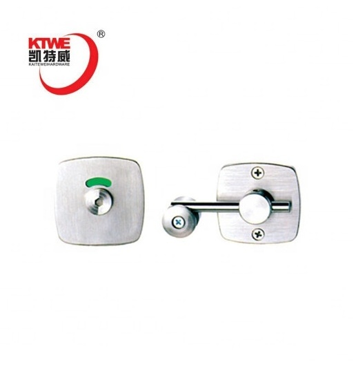 stainless steel cubicle accessories toilet partition hardware indicator toilet lock bathroom set