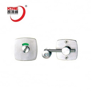 stainless steel cubicle accessories toilet partition hardware indicator toilet lock bathroom set