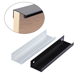 Finger Edge Pull Hidden Handle for office Drawers wardrobe door