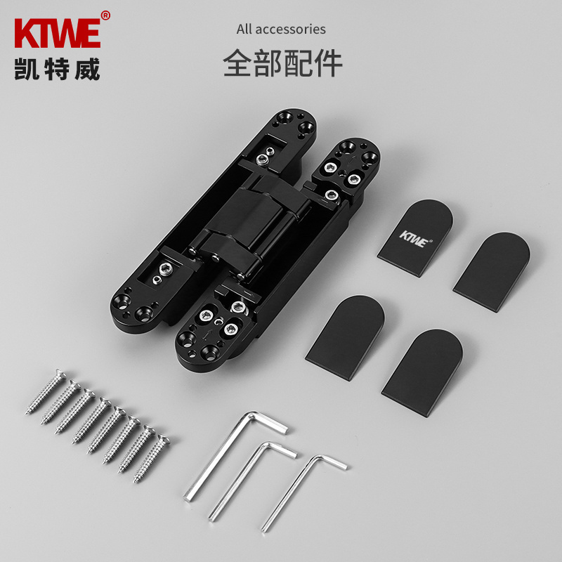 Wholesale  zinc alloy high quality 3D heavy duty concealed invisible hinges for easy installation of wooden doors