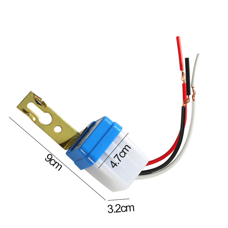 ktzp Automatic Auto On Off Photocell street Light Switch 12V 24V 110V 220V 50-60Hz 10A Photoswitch Sensor