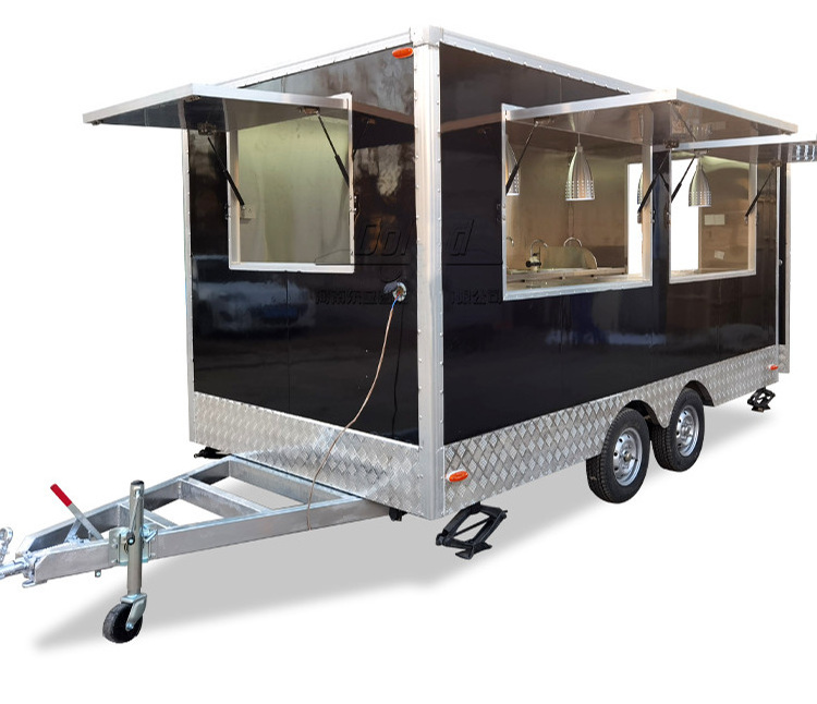 Food truck Customized Dining truck Hot Dog Pizza Coffee Ice Cream Mobile Camping Trailer Mall Night Market Buffet car