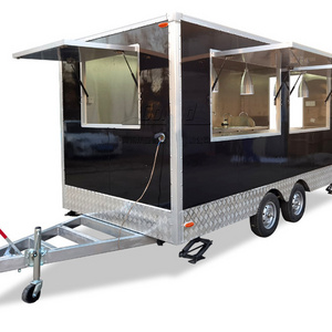 Food truck Customized Dining truck Hot Dog Pizza Coffee Ice Cream Mobile Camping Trailer Mall Night Market Buffet car