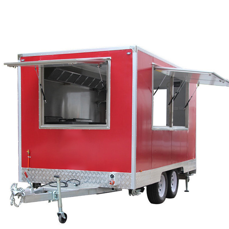 2023 American Popular Street Outdoor Fast Food Carts Crepe Food truck with Snack mobile kitchen cooking equipments price