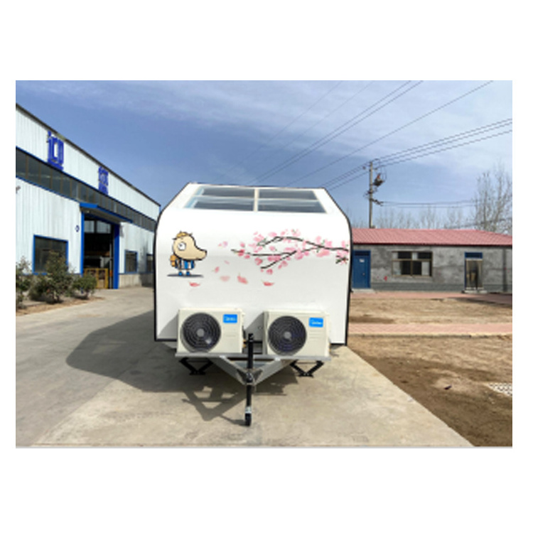 Factory Wholesale RV Caravan Outdoor Motor Home RV Camper With Shower Toilet