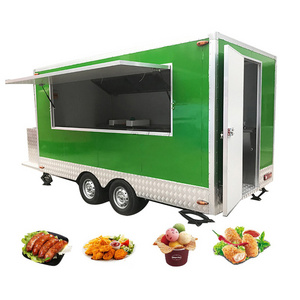 2023 American Popular Street Outdoor Fast Food Carts Crepe Food truck with Snack mobile kitchen cooking equipments price