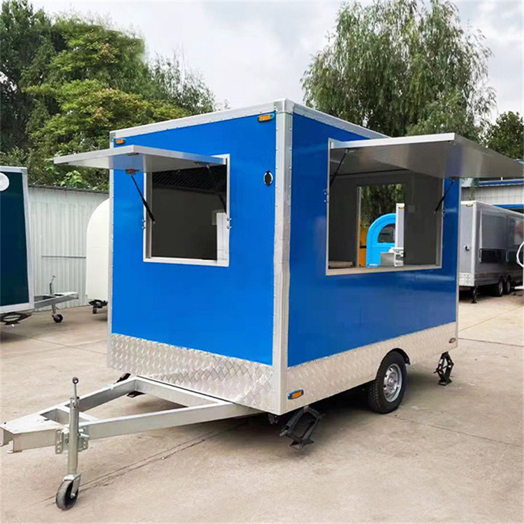 2023 American Popular Street Outdoor Fast Food Carts Crepe Food truck with Snack mobile kitchen cooking equipments price