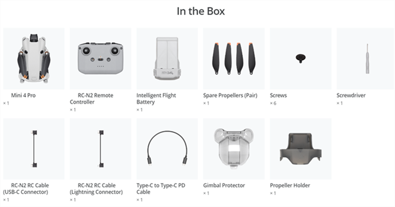 Mavic Mini 4 Pro drone for DJI Mini 4 Pro Fly More Combo with RC2 4K HDR Vertical Shooting 34min Flight VS Mini 3 pro Air 2