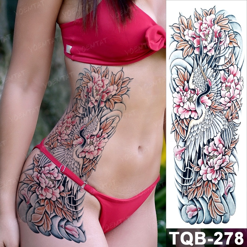 Large Dragon Waterproof Temporary Tattoo Sticker Custom Customized Body Art Full Arm Tattoos