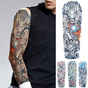 Large Dragon Waterproof Temporary Tattoo Sticker Custom Customized Body Art Full Arm Tattoos