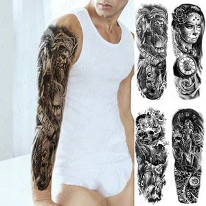 Best Selling Large Size Full Arm Men Tattoo Stickers Custom Waterproof Sleeve Tattoos