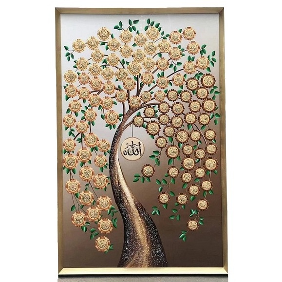 High quality Islamic calligraphy wall art used for decorating wall home decor islamic