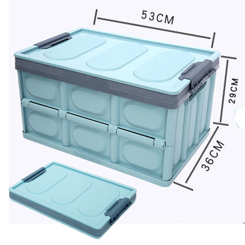 Home Organizer Multi Purpose Large Colorful Laundry Latch Container Plastic foldable Storage Box with Lids