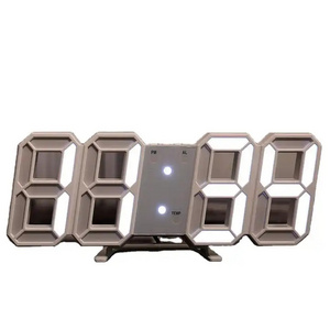 Hot Sale 3d Led Digital Alarm Clock Wall Clock Calendar Electronic Backlight Table Clocks Desktop