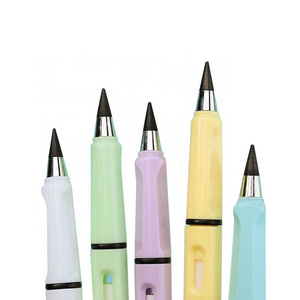 2023 New Unlimited Technology Reusable Plastic Pencil Eternal Writing Inkless Pencil With Eraser pencil endless pen