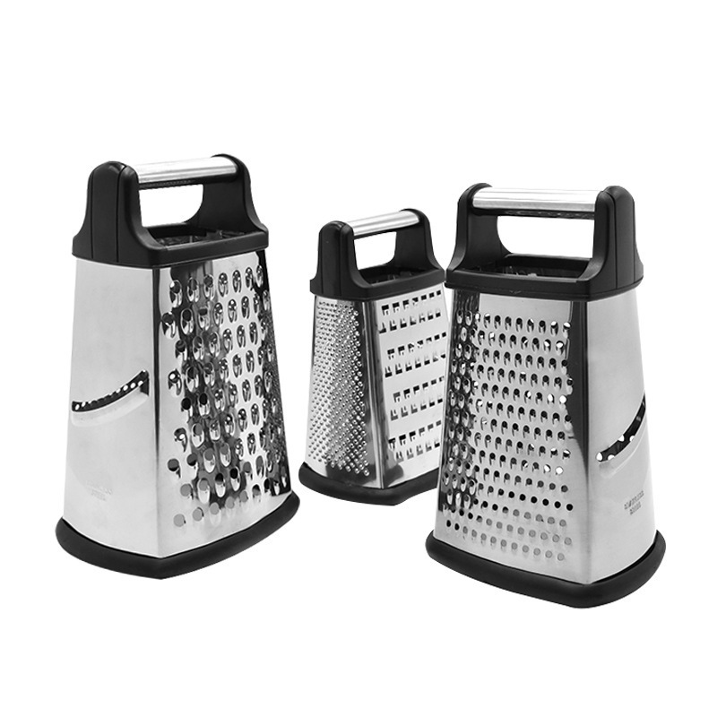 Best Selling Multi-functional Stainless Steel professional box grater 4 sided vegetable cheese grater