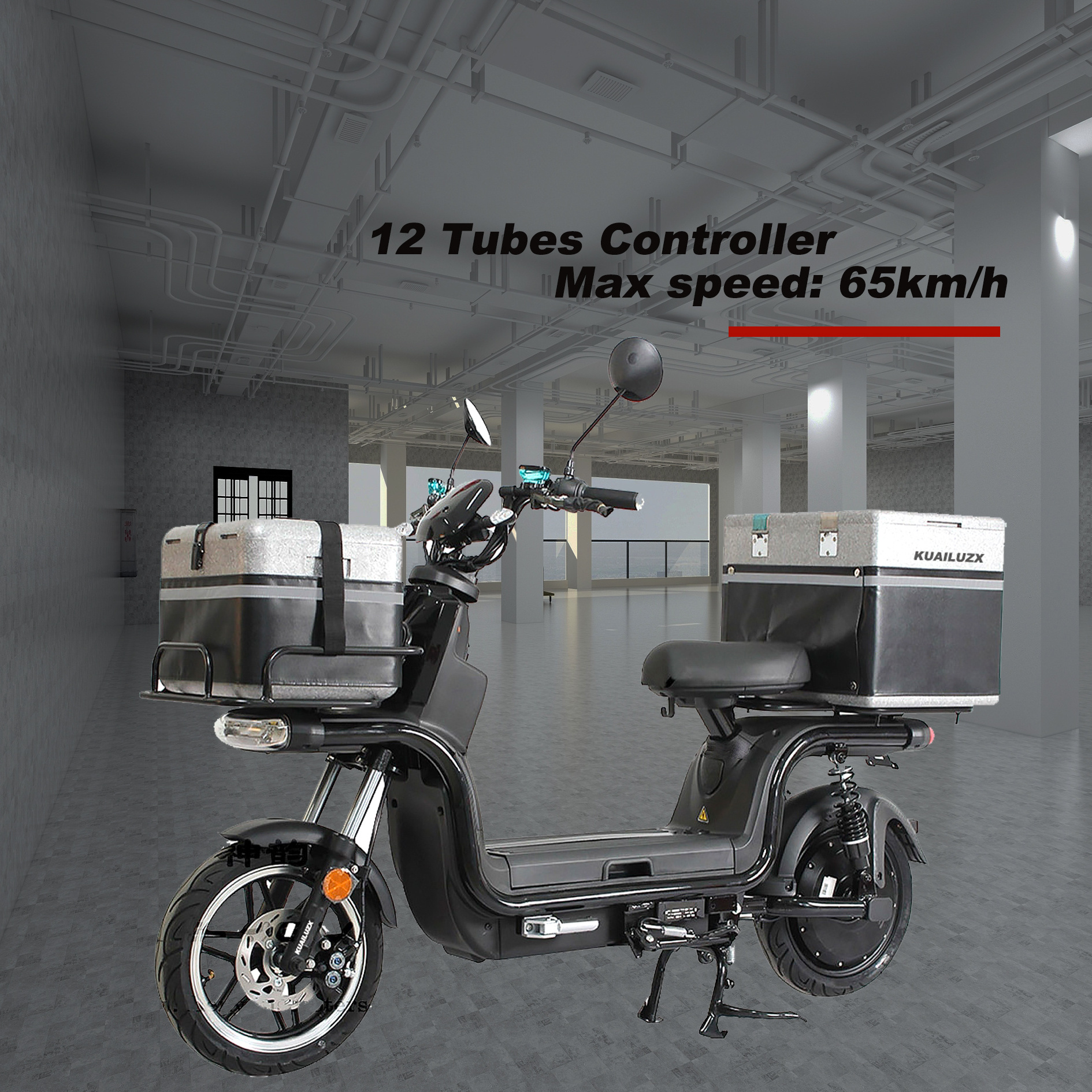 Food Delivery Bike Electric Scooter Pizza With Seat Tailg Electric Motorcycle Delivery Electric Loading Bike