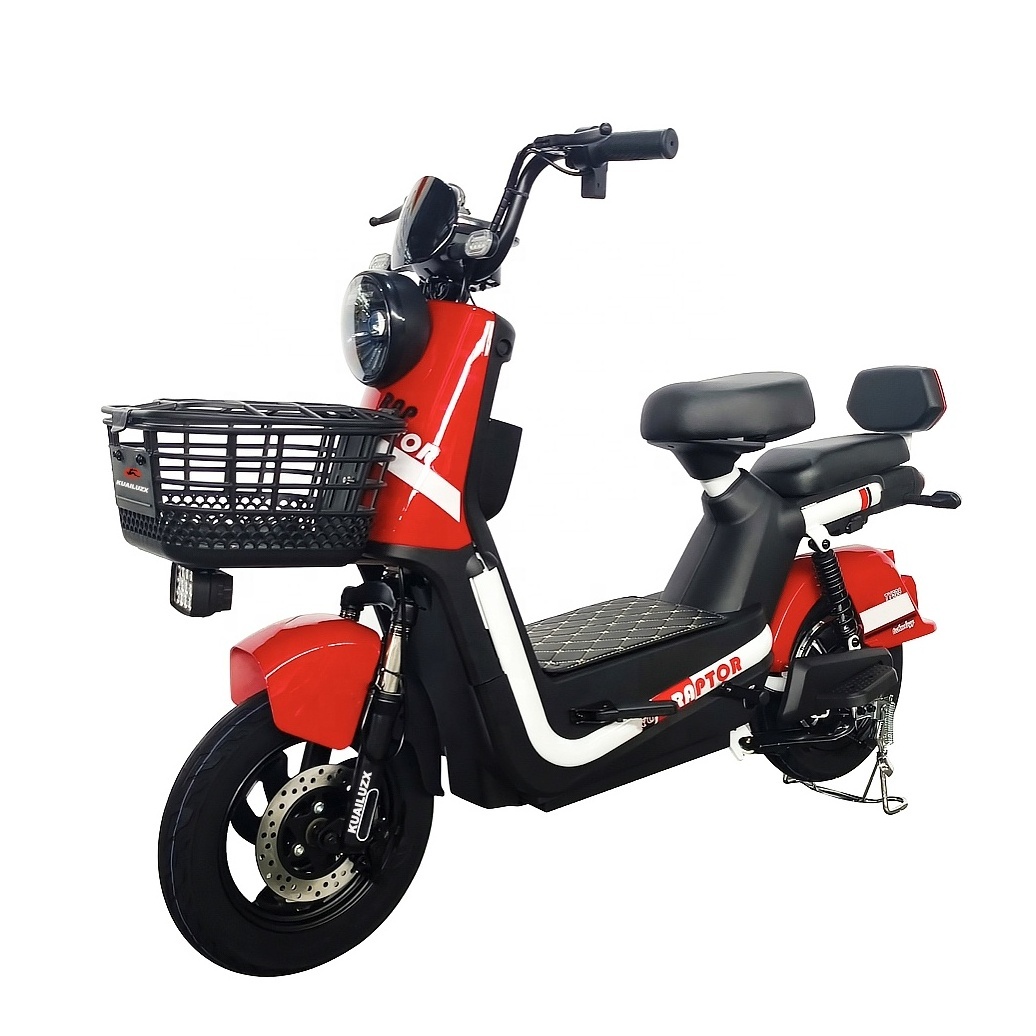 14Inch Electric Bike For Sale With Pedals Two Seats Scooter Electric City Bike 500W Adult Electric Scooters City Bike Motorcycle