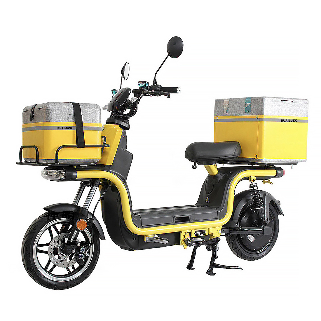 Food Delivery Bike Electric Scooter Pizza With Seat Tailg Electric Motorcycle Delivery Electric Loading Bike