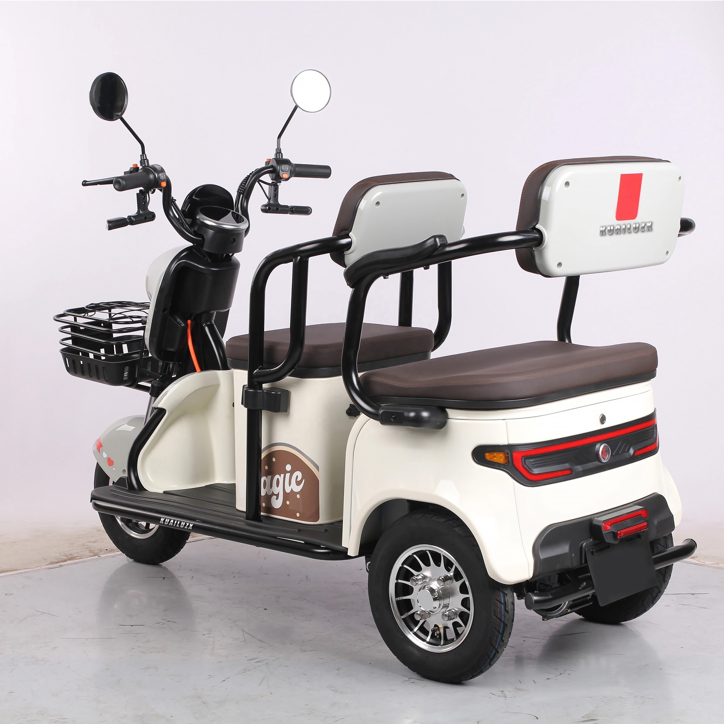 1000W Tricycle With Back Seat 3 Wheel Electric Scooter For Adult Tricycle Electric Motorized Tricycle Three Wheels Bike Electric