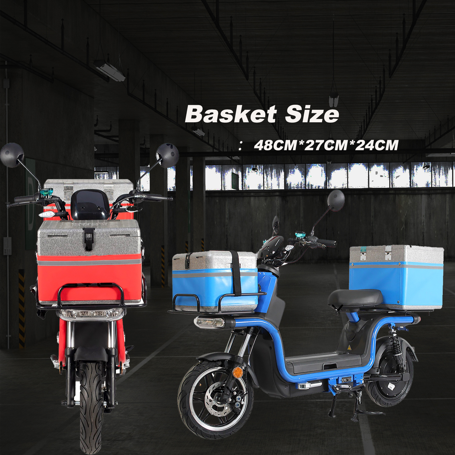 Food Delivery Bike Electric Scooter Pizza With Seat Tailg Electric Motorcycle Delivery Electric Loading Bike