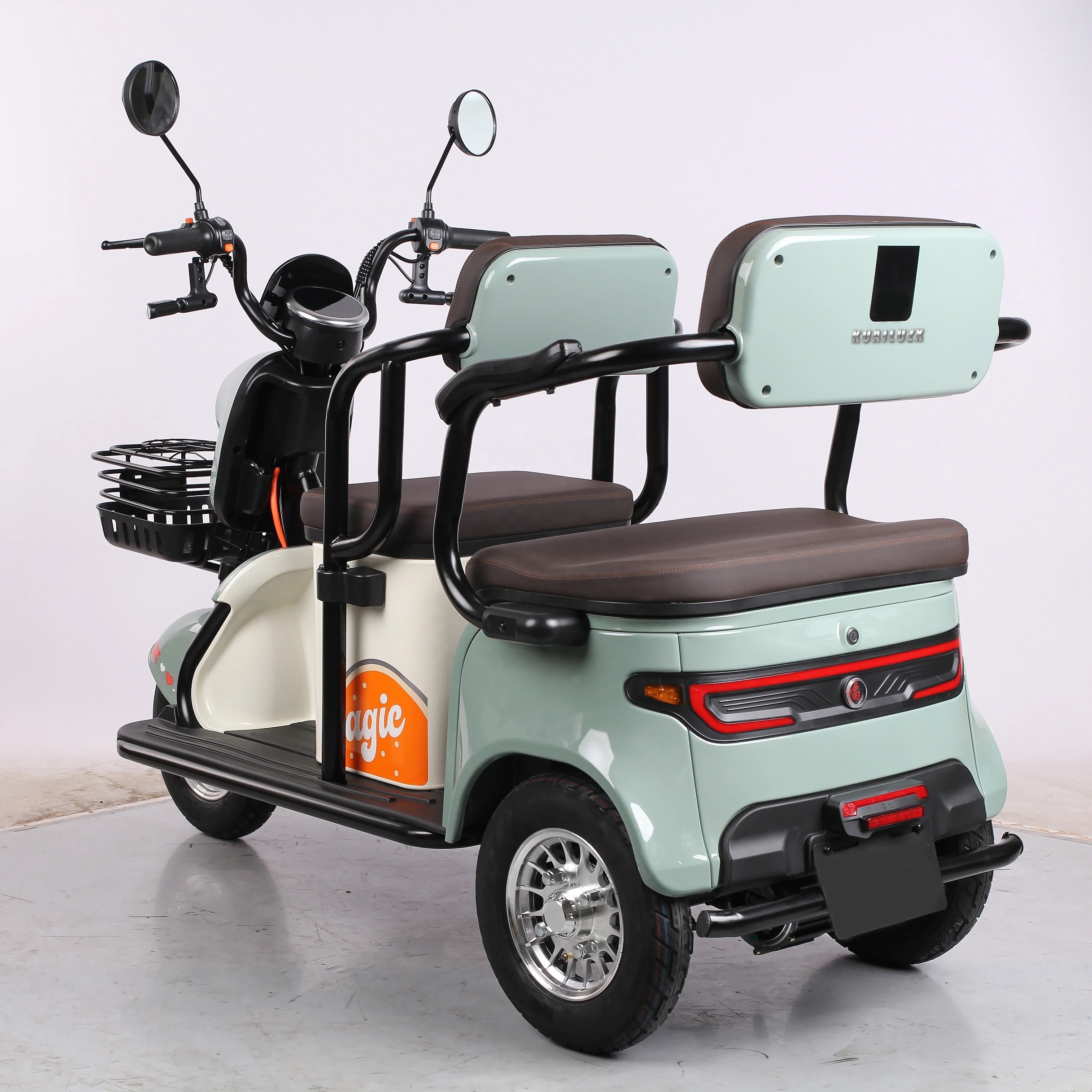 1000W Tricycle With Back Seat 3 Wheel Electric Scooter For Adult Tricycle Electric Motorized Tricycle Three Wheels Bike Electric