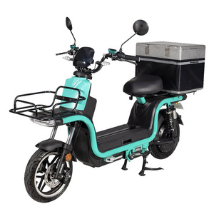 Food Delivery Bike Electric Scooter Pizza With Seat Tailg Electric Motorcycle Delivery Electric Loading Bike