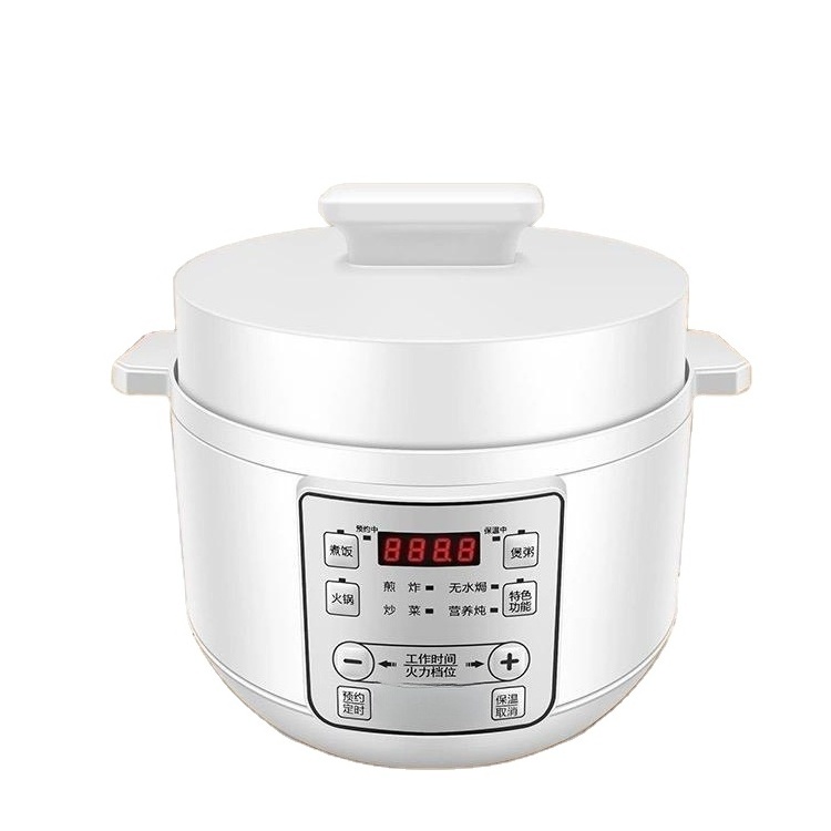 6 Quart Stainless Steel Multi-Function Programmable with Slow Cooker Saute Hotpot Stir-fry Rice Cooker Electric Pressure Cooker