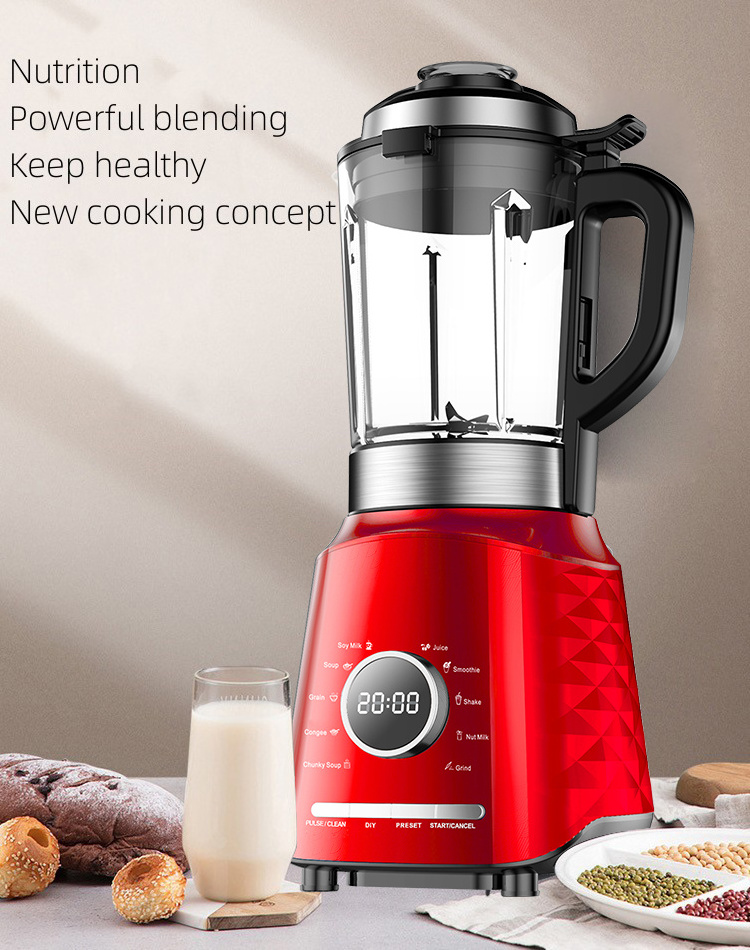 Soy Nut milk Soup Maker with free filter food processor Juicer Smoothie Maker Shake Maker Vacuum Blender Cooking Heating Blender