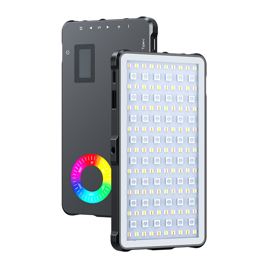 Factory Wholesale Photographic LED Photography Light Self Portable Studio LED Panel Fill Light Video Stick Shooting RGB Light