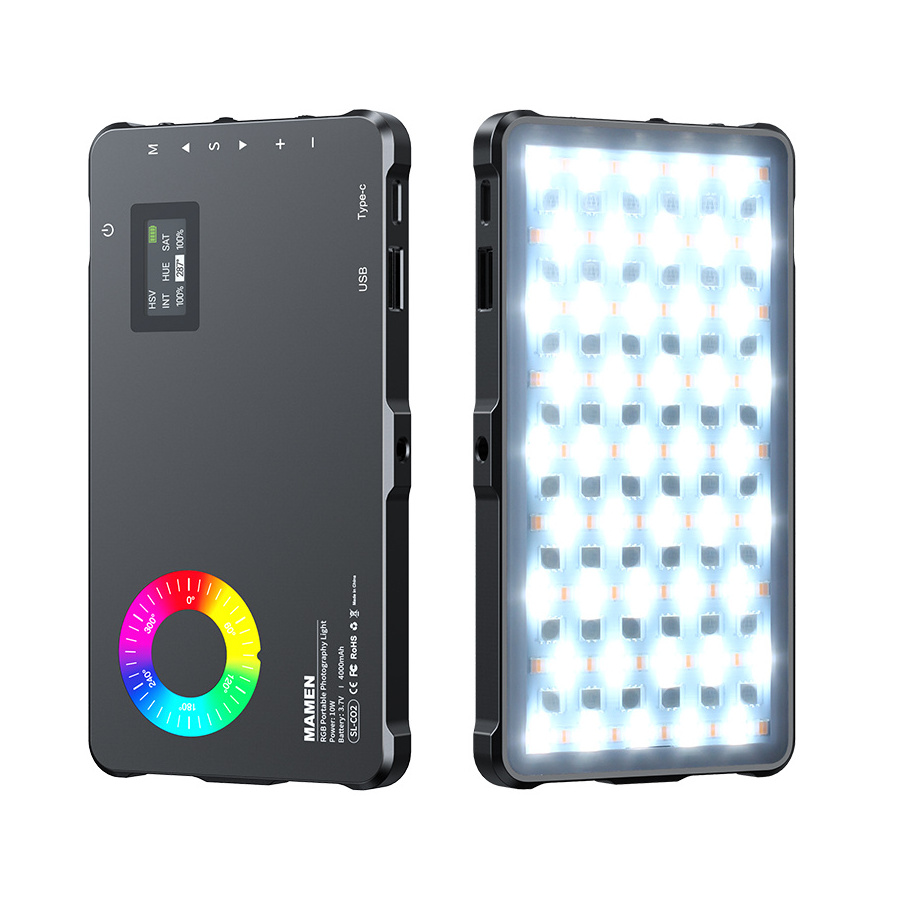 Factory Wholesale Photographic LED Photography Light Self Portable Studio LED Panel Fill Light Video Stick Shooting RGB Light