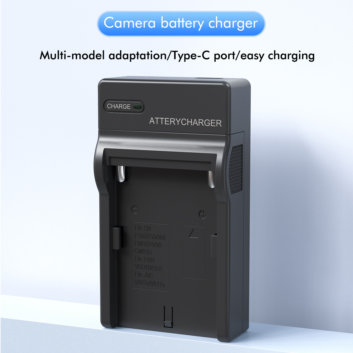 Single Camera Battery Charger with LCD Screen Multi Interface Digital Camera Battery Charger for SONY BG1/BD/FT1/FR1/BX1/BN1/BX1